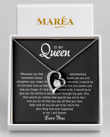 Forever Love Necklace with Message Card for Her