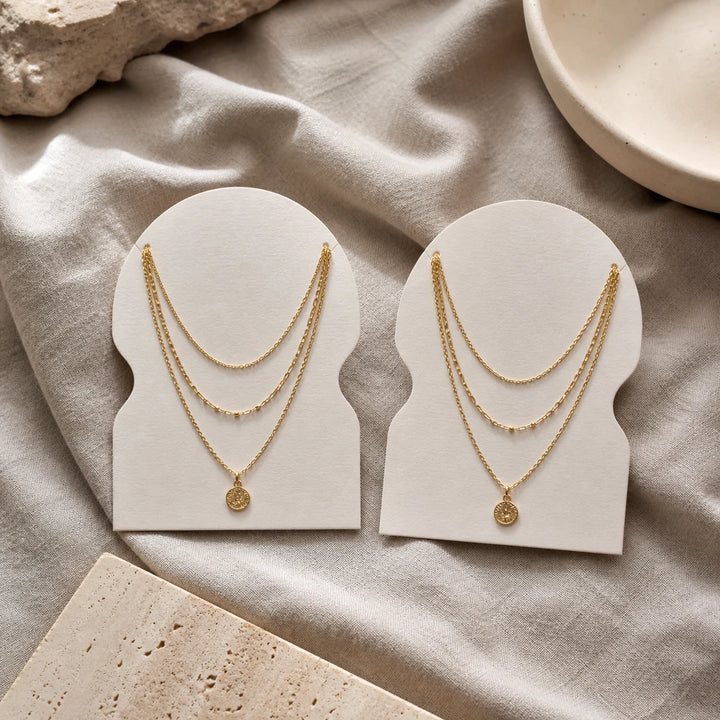 Two MARÉA Everyday Sets on shaped cards