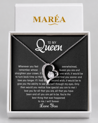 Forever Love Necklace with Message Card for Her