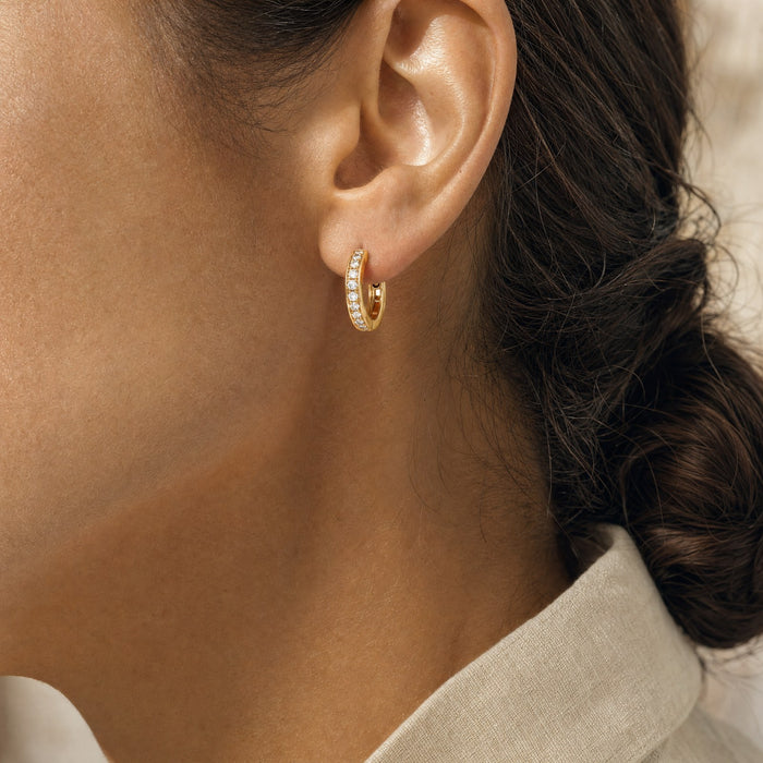 The Pavé Ring & Huggie — 4